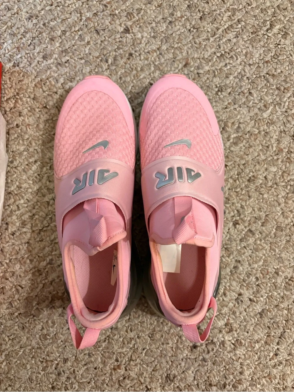 Nike Women's Pink Slip-On Air Max Cushioned Sneakers
